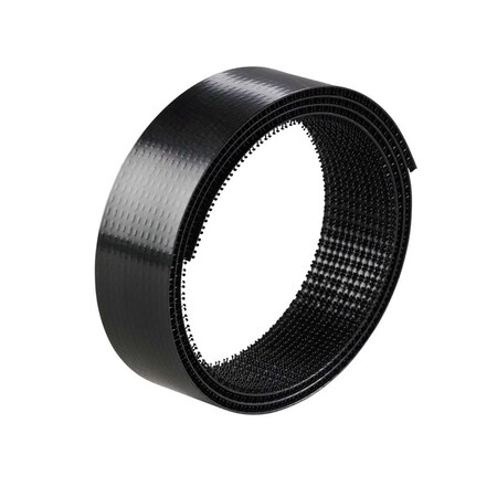 3M Reclosable Fastener, No Adhesive, 50 yds, 1/2 in Wd, Black 7010383531